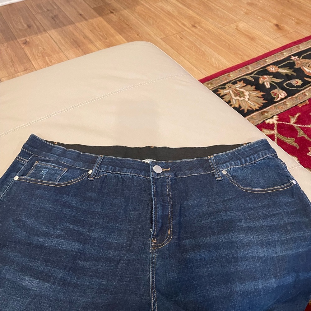 Avenue Light Blue Denim Jeans